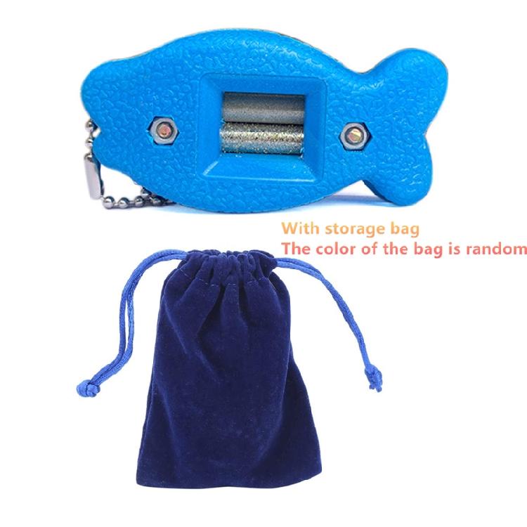 Ice Skating Edge Blade Sharpener Two-Sided Diamond Hand Held Skate Sharpening