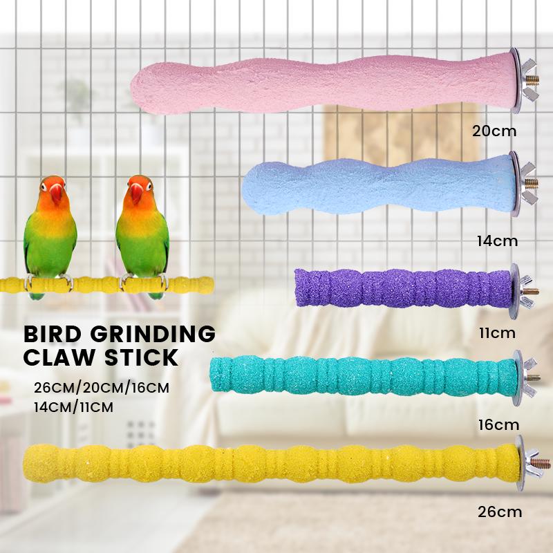 Paw Grinding Stick Parrot Pet Bird Claw Grinding Rod Budgerigar Grind Paws Tools Bird Cage Decoration Parrot Supplies Parakeet