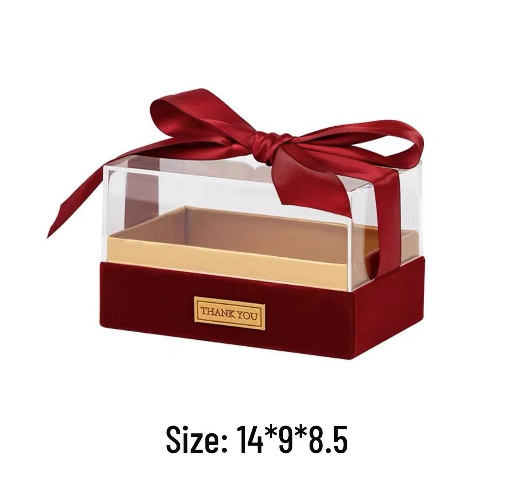 Klare Acryl-Geschenkbox für Hochzeiten und Veranstaltungen