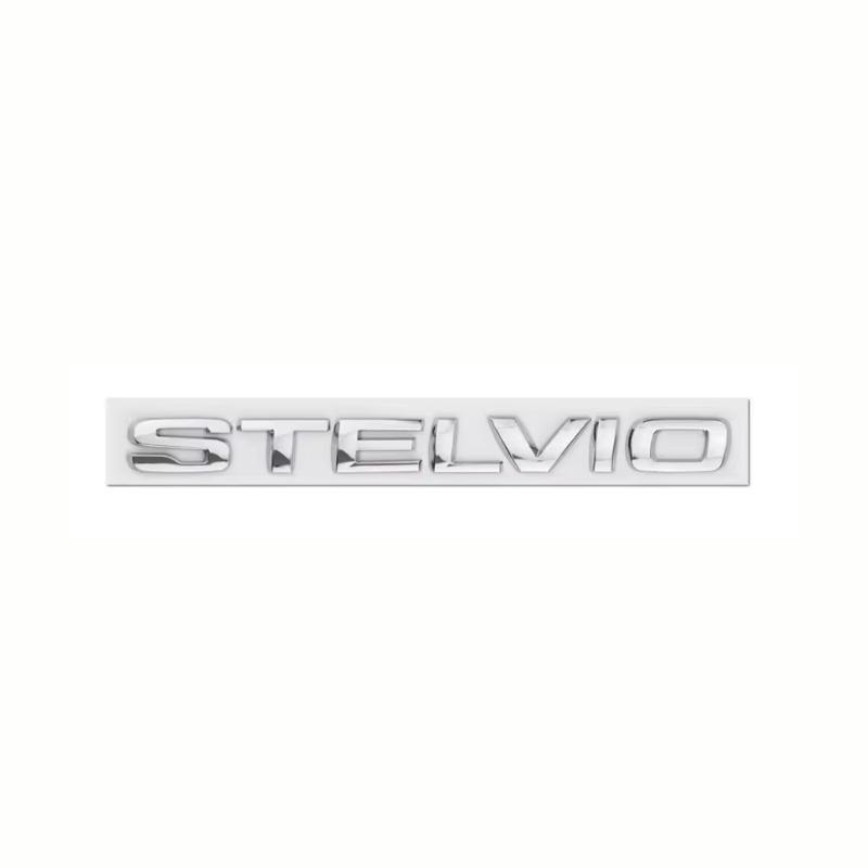 Car ABS Trunk Words Letters Logo Badge Emblem Decals Sticker For Alfa Romeo Giulia Stelvio Q2 Q4 Ti Veloce Auto Accessories
