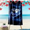 1. FC Magdeburg Print Beach Towel, Large Soft Quick Dry Towel for Beach Camping Swimming