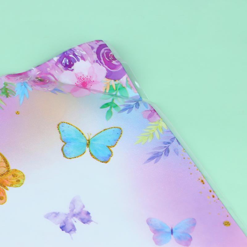 50 stk sommerfuglgodteripose med båndbånd Bursdagsfestdekorasjon Barnegavepakkepose Baby shower bryllupsrekvisita