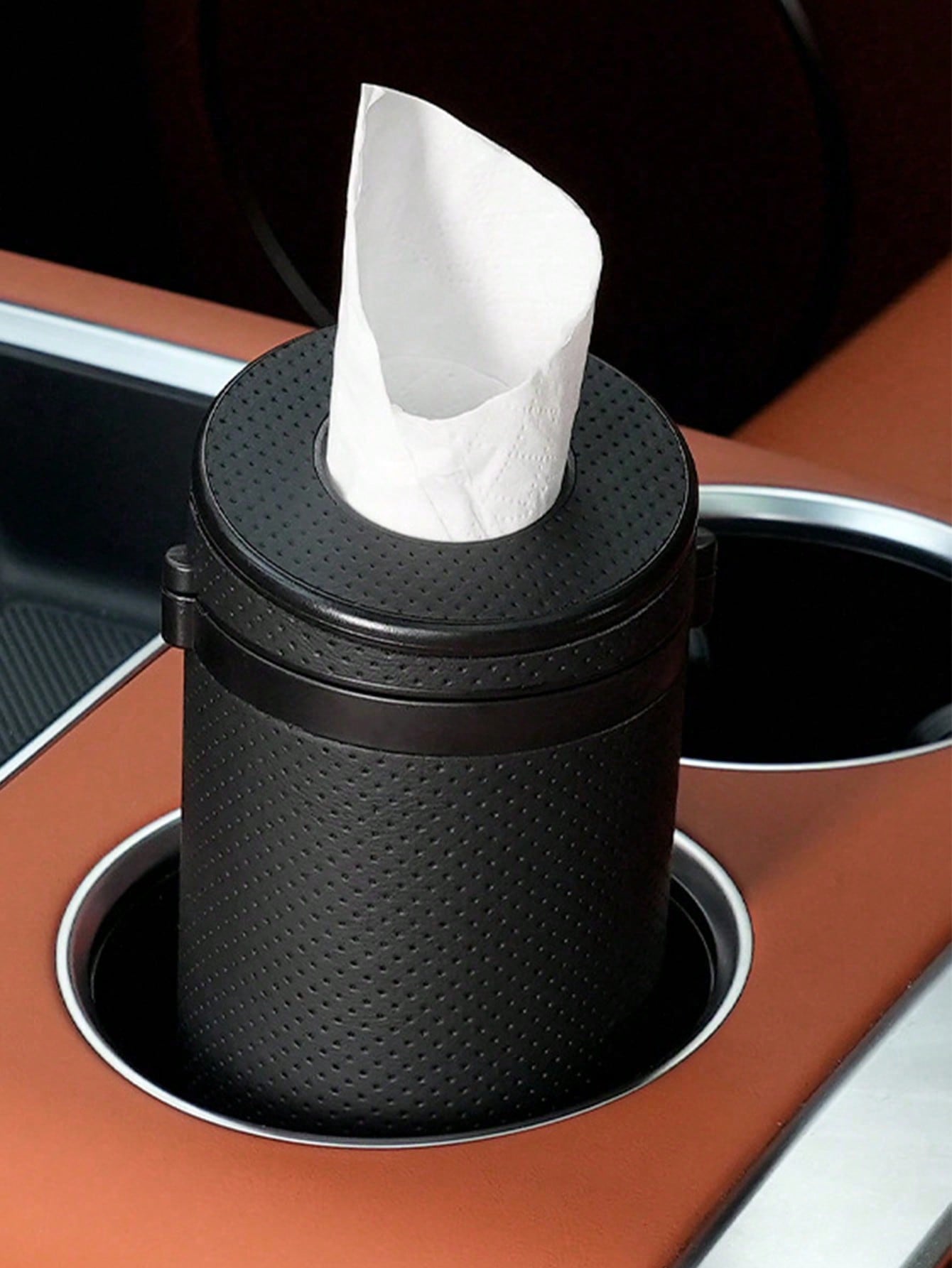 

1Pc Car Tissue Box with Emergency Window Breaker – ABS Material, Universal for All Cars, SUVs and Trucks чёрный