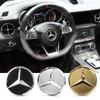 For Mercedes Benz 52mm 57mm Car Steering Wheel Badge Sticker Replacement Decoration for Mercedes Benz AMG A B S R G GLK GLA CLA
