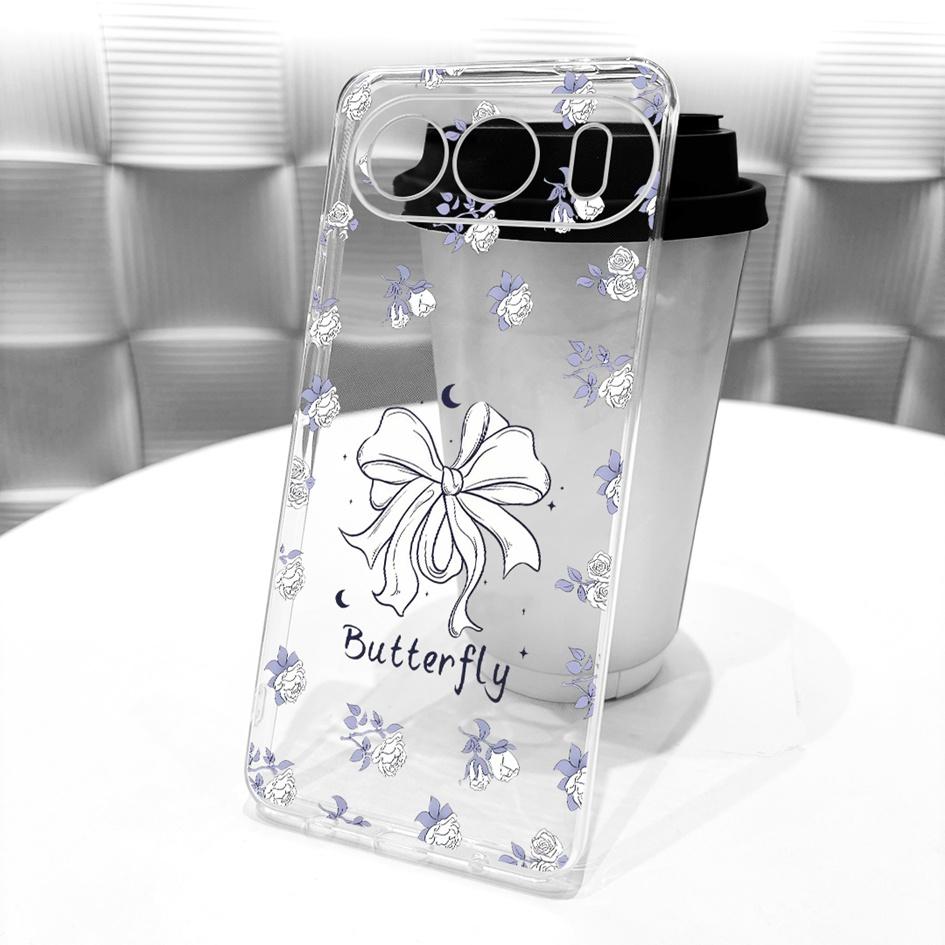 6.55" For Honor 500 5G Case Fashion Flower Bowknot Soft Slim Silicone Phone Cover For Honor 500 Pro Funda MEY-AN00 Honor500 Capa