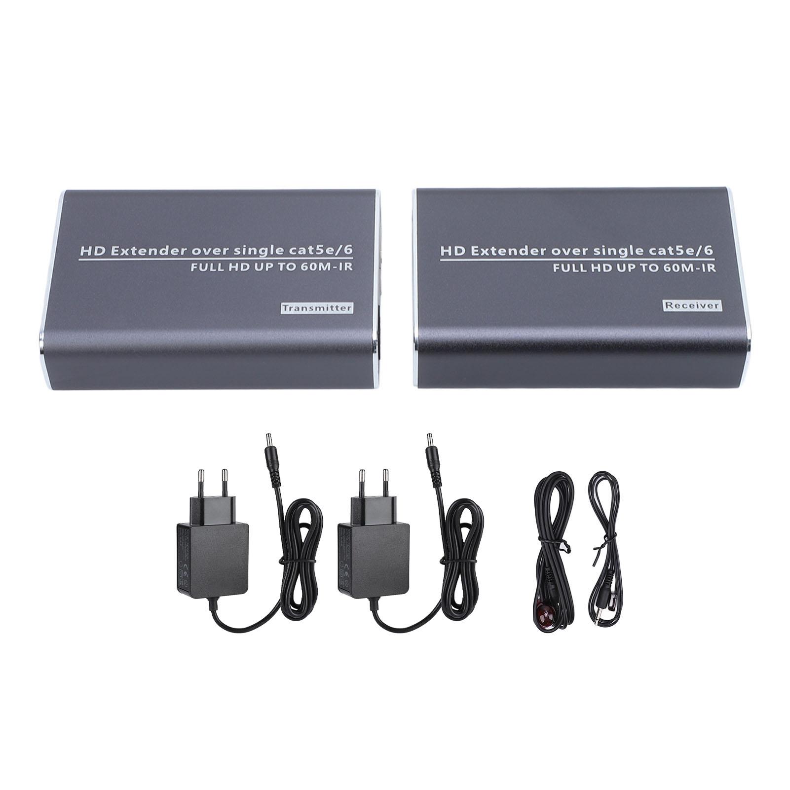 

Комплект расширения интерфейса HD Multimedia, инфракрасный 60M HD мультимедийный звук и видео передатчик для дома EU Plug