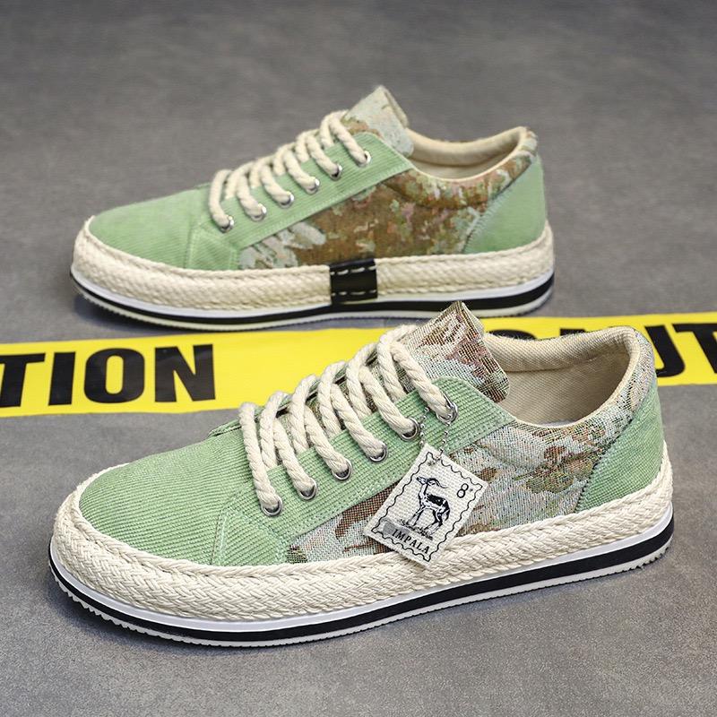 Fashion Fashion New Men's Canvas Shoes Breathable Casual Sneaker Comfort Walking Flats for Men Lace Up Vulcanize Shoes Zapatillas Hombre