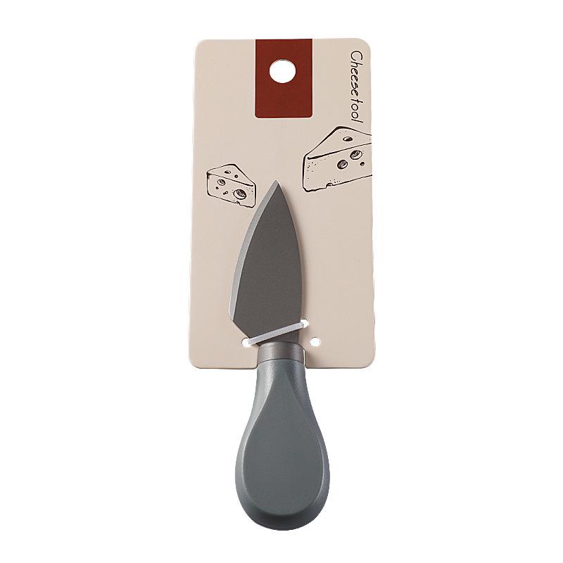 Stainless Steel Cheese Knife and Fork Set - 3-Piece for Western Cuisine