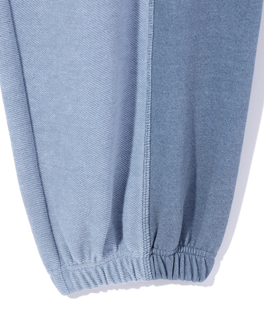 CRITIC Incision Pigment Jogger Sweatpants Blue