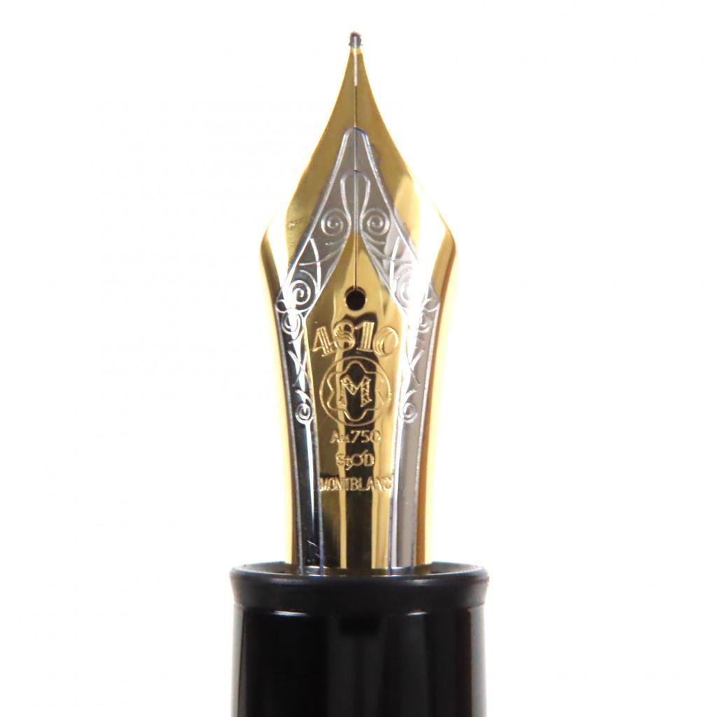 Excellent MONTBLANC Fountain Pen Meisterstck 149 Black Gold 18K Mens Used