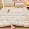 WTEMPO Printed Smooth Surface Foldable High Quality Soft Cotton-filled Mattress All Seasons Thick Bedroom Tatami School Dormitory Bed Mattress Pad