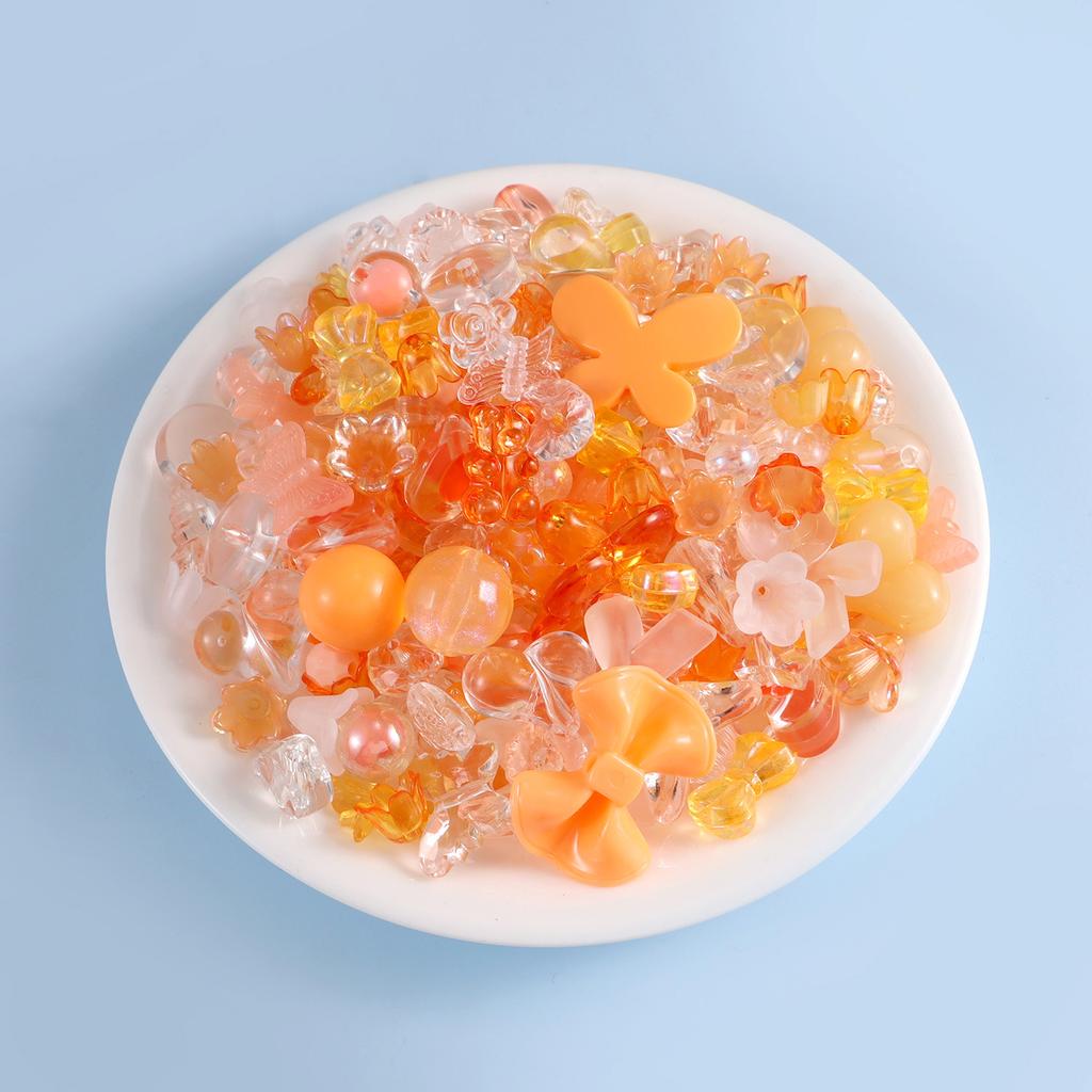 1 Beutel Mischstil Candy Farbe Acrylperlen für DIY Handgemachte Armband Schmuckherstellung Handykette Zubehör