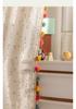 Tenda rétro in cotone e lino con caramelle arcobaleno e fagioli, tulle per soggiorno, camera da letto, cameretta dei bambini, stanza delle ragazze, tende carine in stile Ins
