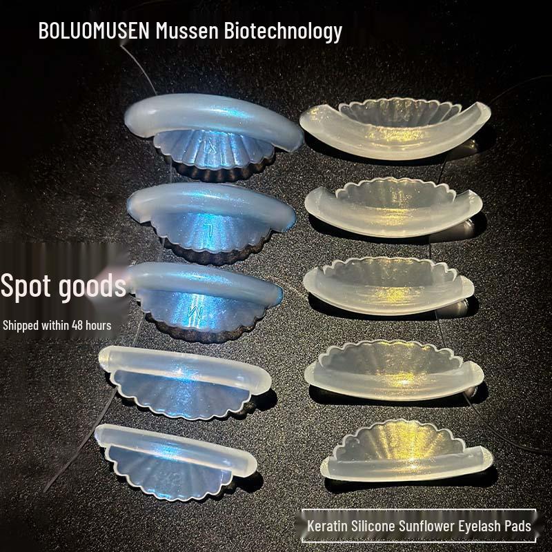 

5 Pairs Eyelash Perming Silicone Pads - Auxiliary Eye Patches (Sunflower Edge Keratin Jelly)