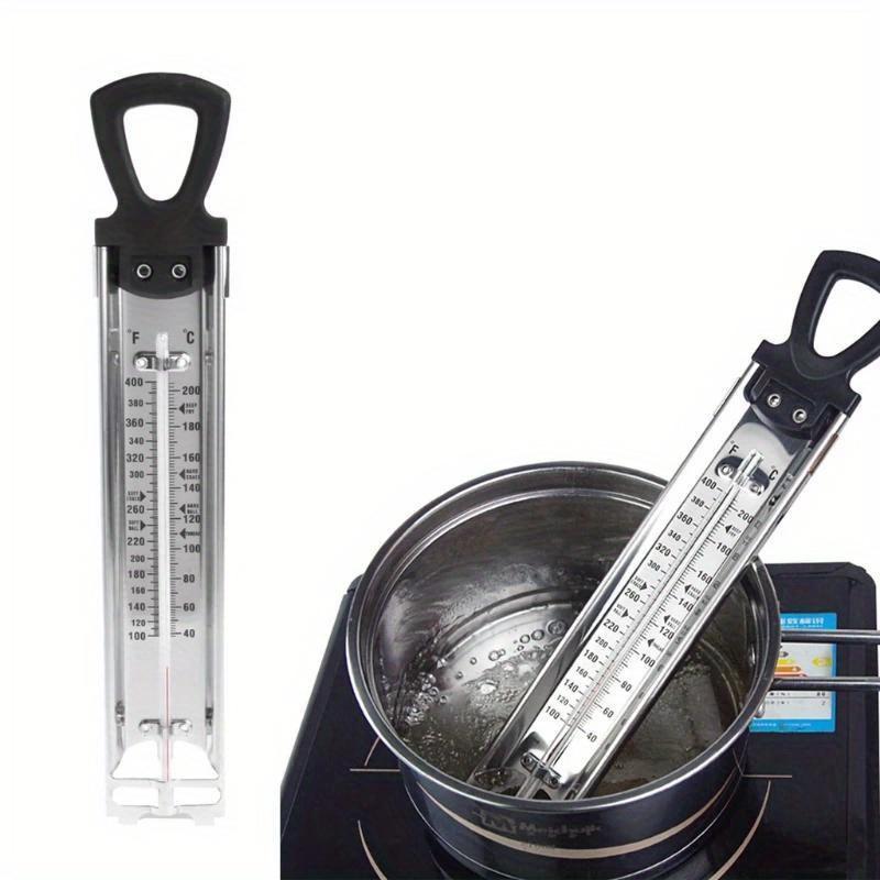 Kitchen Precision Stainless Steel Thermometer for Cooking, Baking and Confectionery - Durable 400 Series with ABS Handle