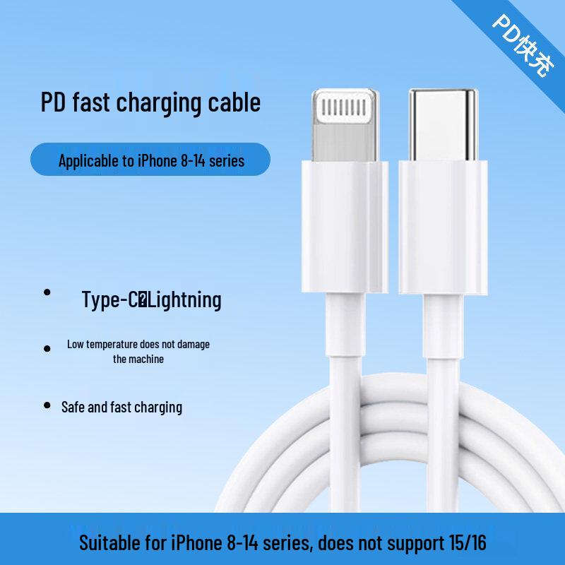 30W Fast Charger with Type-C Cable for iPhone 16/15 Pro