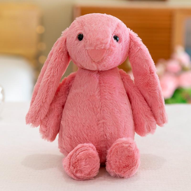 New Cute Long Ear Bunny Plush Toy Easter Rabbit Stuffed Doll 28cm Surprise Home Decor Holiday Gift Girl Sleep Companion Doll