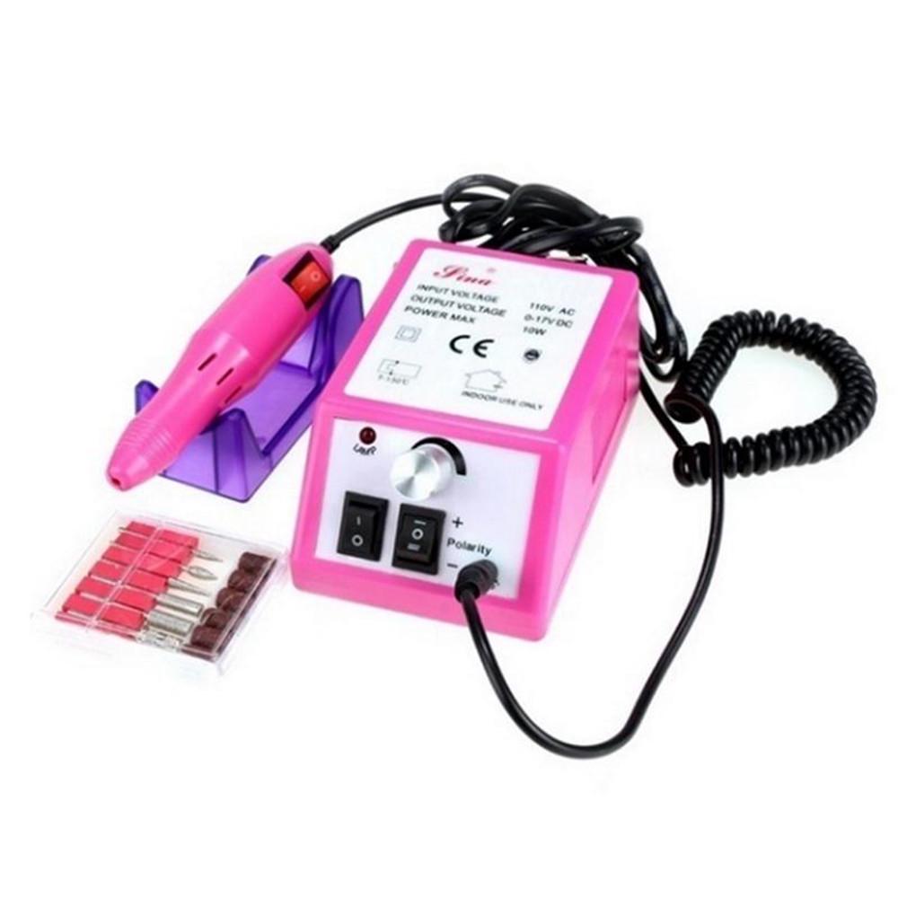 Elektrisk spikerbormaskinsett for akrylnegler Gel Art Polersett Rask manikyr pedikyr