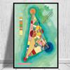 Abstract Poster Geometric Art Wassily Kandinsky Oil Painting and Wall Art Painting