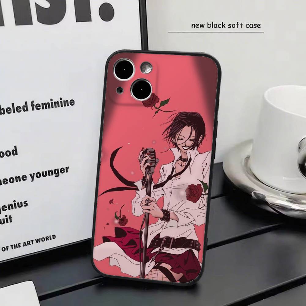 Cool Cartoon Girl O-Oosaki N-Nana Phone Case Silicone Soft For IPhone 17 Air 16 15 14 13 12 11 Plus Pro Max Plus