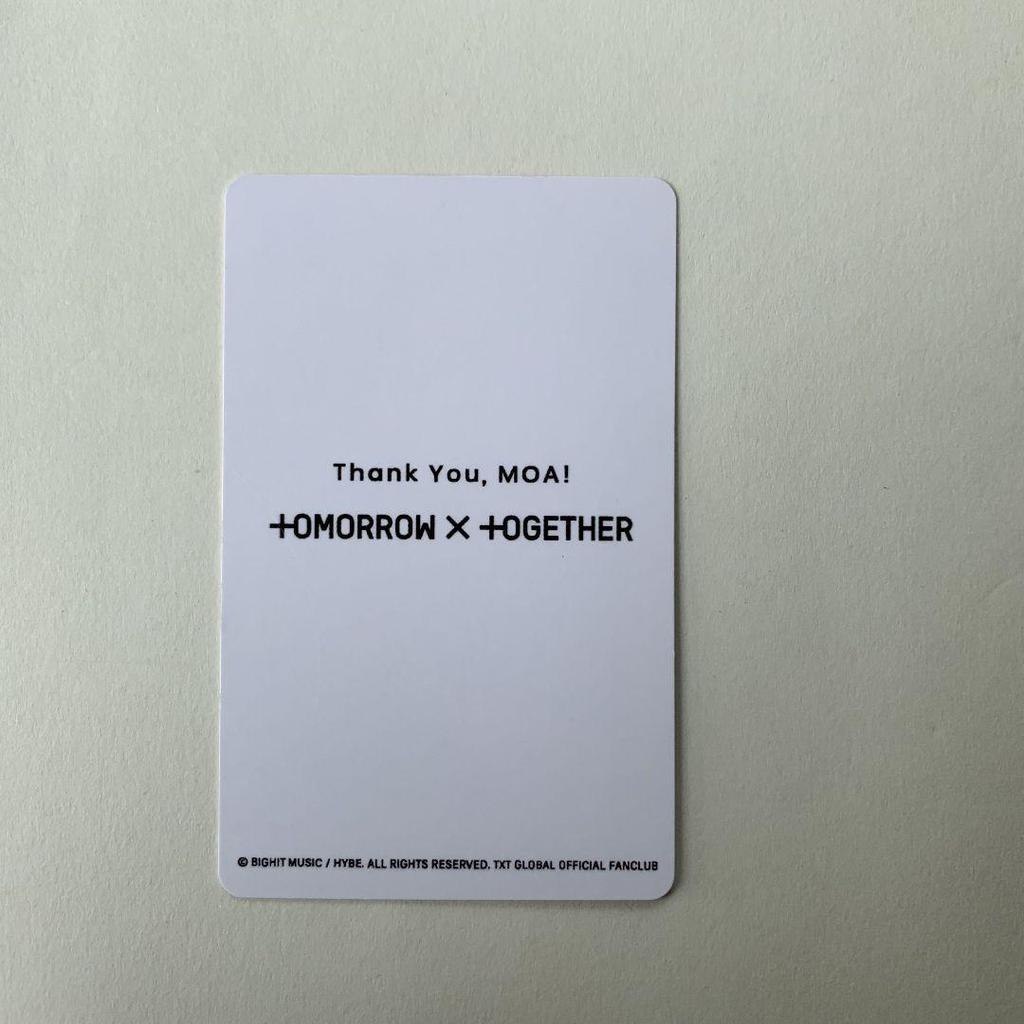 [USED] TXT FC Fan Club Exclusive Subin New Membership Trading Card