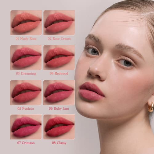 Official" Daisique Cream De Rose Tint Cream De Rose Tint/Lipstick/Lip/Tint/Rose Tint (07 Crimson)