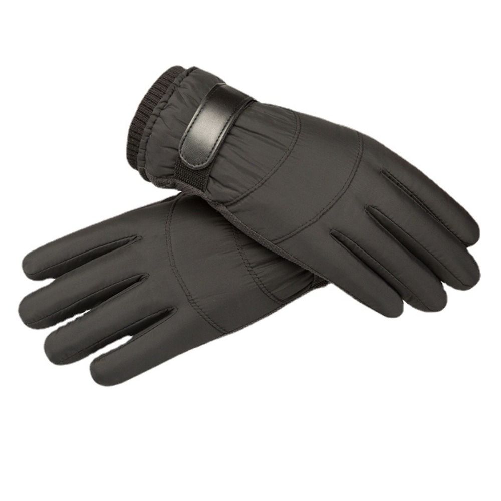 Keep Warm Men Mittens Waterproof Driving Gloves Simple Winter Ski Gloves  Female