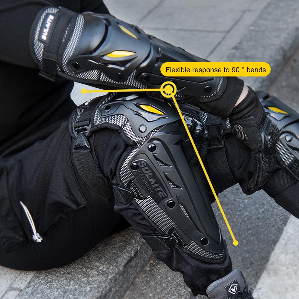 Motorcycle Elbow Knee Guard Protection Motorcyclist Knee Pads Protector Pads Guards Motorbike Off-road Racing Protective Gear