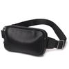 Men'S Genuine Leather Small Satchel, Fashionable Small Fanny Pack, Cowhide Crossbody Casual Mobile Phone Bag, Simple Small Backpack