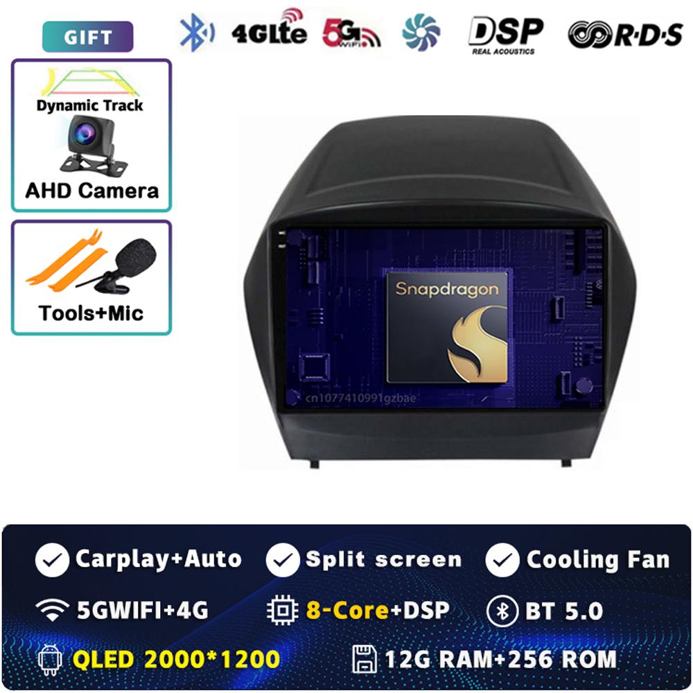 Android 14 Carplay Car Radio For Hyundai Tucson 2 LM IX35 2009 - 2015 Multimedia Video Player Navigation GPS Stereo 2Din DVD DSP