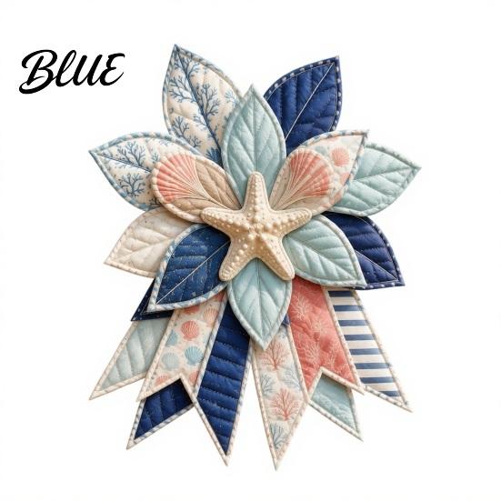 Decorative Bow Making Craft Set Sewing Kit Patchwork DIY Set Large Quilted Fabric Entryway Wall