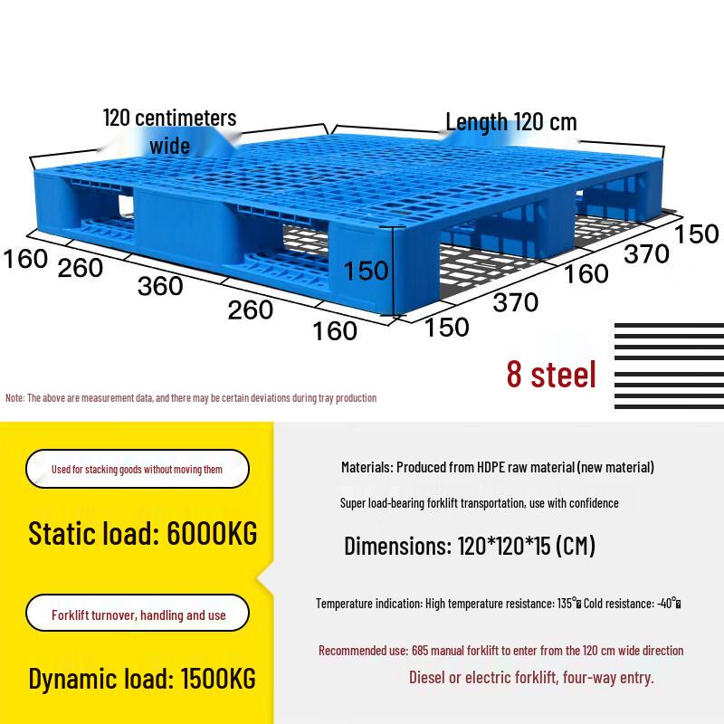 YunDuo Mesh Plastic Pallet with Steel Reinforcement