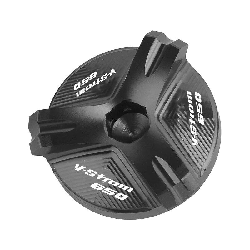 Motorcycle Kickstand Foot Side Stand Extension Pad Support Plate  Oil Filler Cap For SUZUKI V-STROM 650XT VSTROM 650 DL650