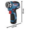 Perceuse-visseuse BOSCH PROFESSIONAL Flexiclick 12V 35 Nm sans batterie ni chargeur Brushless - GSR12V-35FC 06019H3004