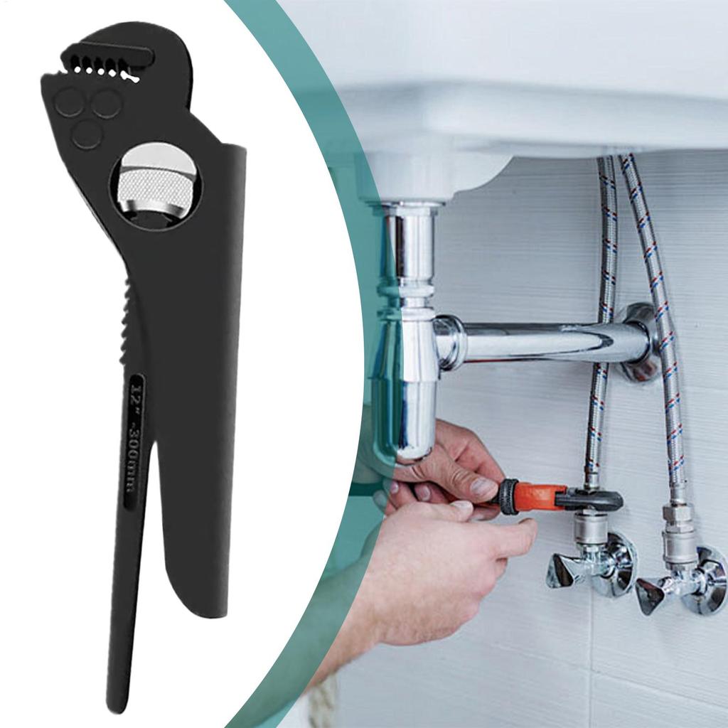 Water Pipe Wrench Adjustable Pipeline Wrench Plumbing Tools Multi-Purpose Pliers For Nuts Joints Faucet Water Heater Sink
