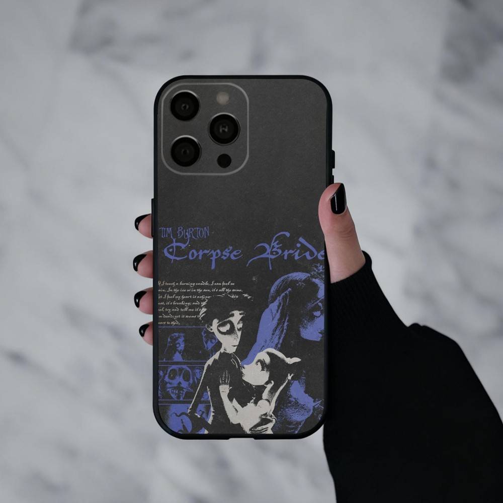 CB C-Corpse B-Bride-s H-Horror-R  Phone Case For iPhone 17pro, 16,15,14,13,12,11 X XR Plus,Others Soft Black Cover