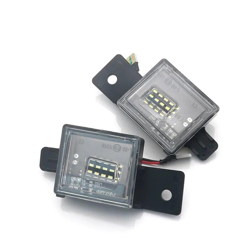 LED Car License Plate Lights For Chevrolet Colorado Silverado GMC Canyon Sierra 1500 2500HD 3500HD Pickup Truck Accessories