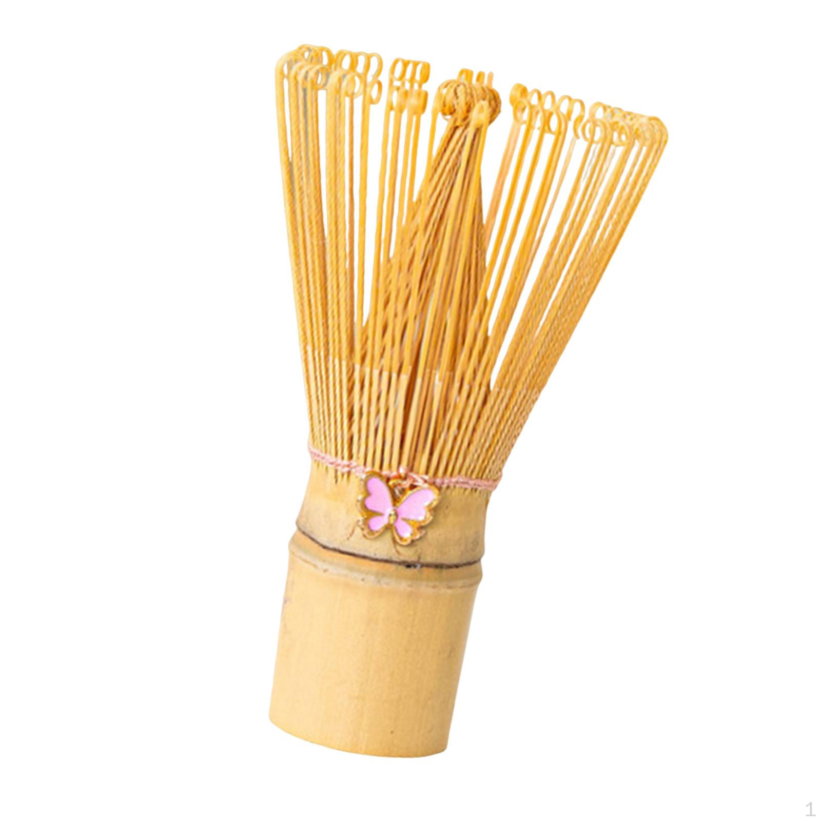 

Bamboo Japanese Matcha Whisk Chasen 2.3x4.2inch Multifunctional Fine Craftsmanship Handmade Cherry Blossom Decor