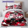Bilbao  Pattern Bedding Quilt Set Quilt Cover Pillowcase Home Decoration Birthday Gift (1 * Duvet Cover + 2 * Pillowcase, Without Core)