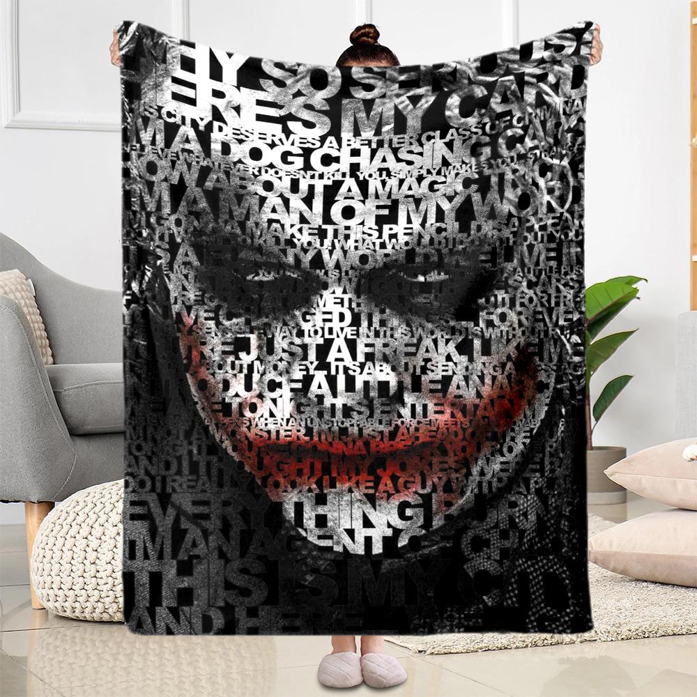 The Joker's Chaos Blanket Suitable for sofas,travel, living rooms also a good gift for friends and family Suitable for all seasons.