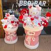 Valentine's Day Cat Plush Bouquet for Girlfriend, Bestie, or Kids' Birthday.