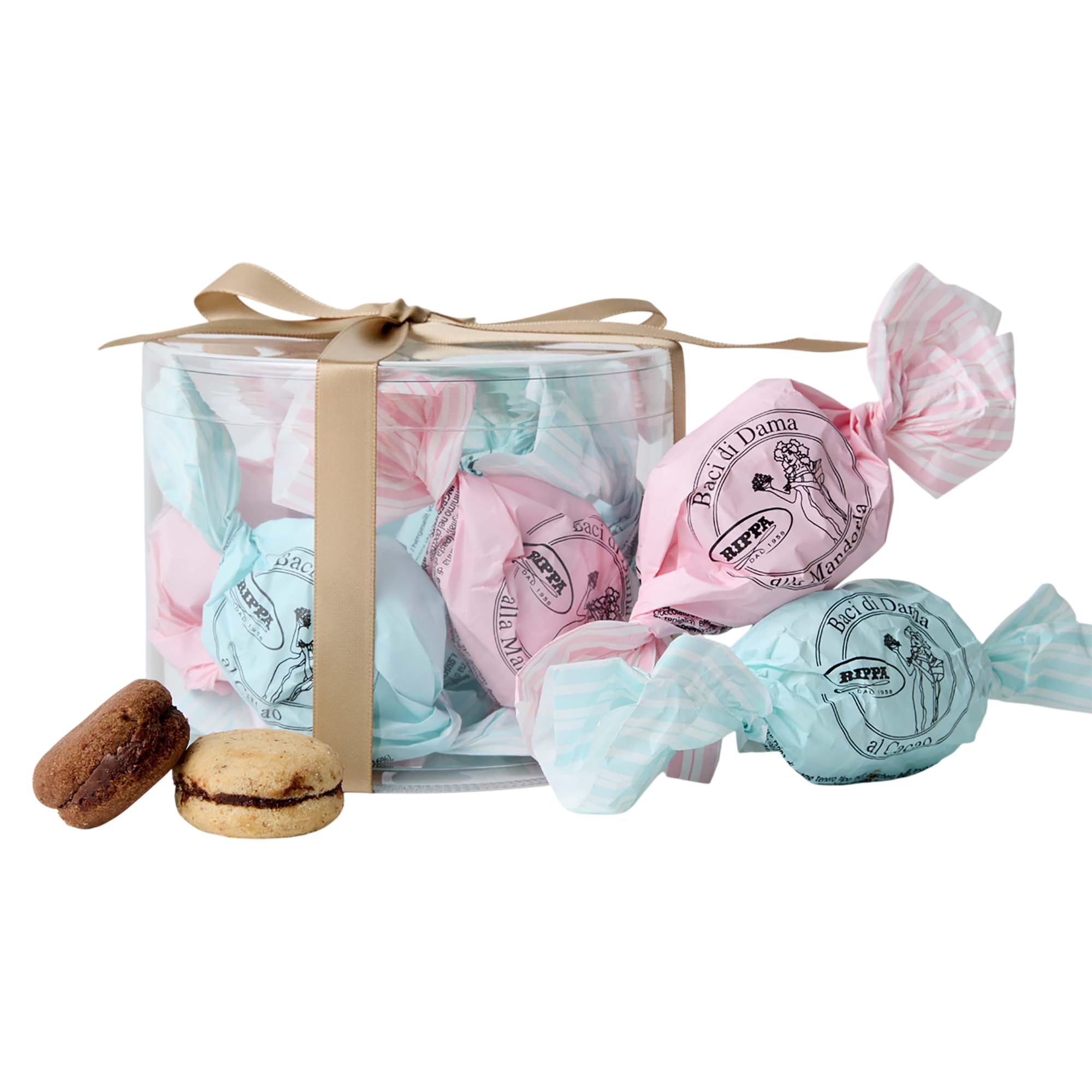 

DEAN & DELUCA Lippa Birch di Dama Almond and Cocoa, 8 pieces