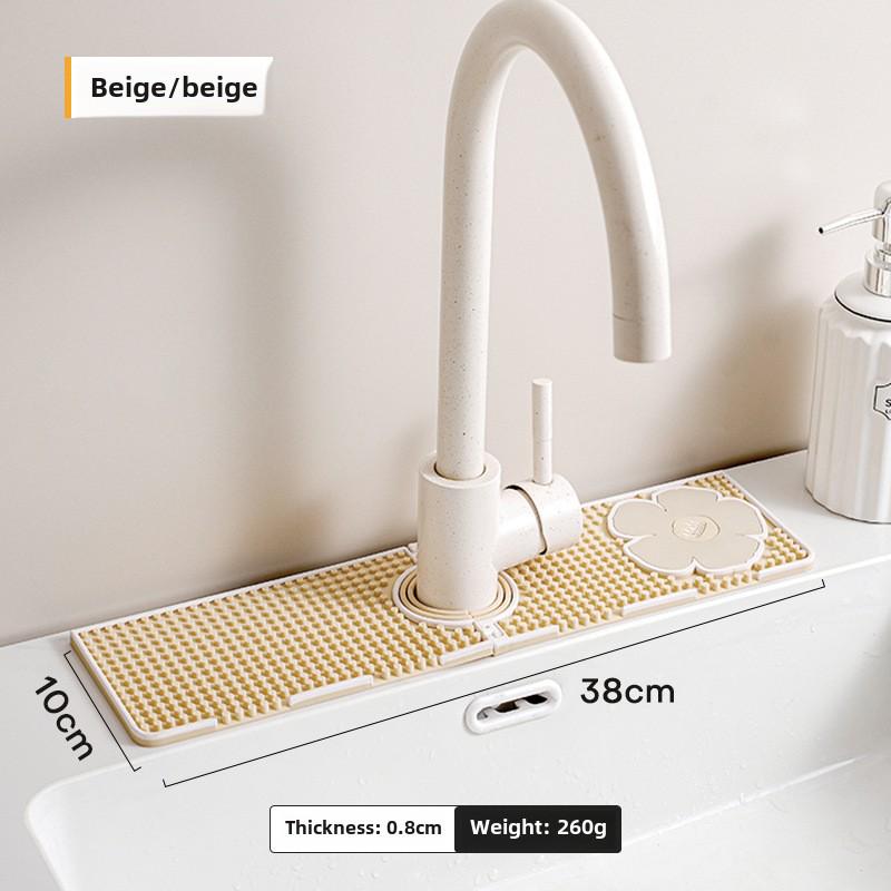 

Силиконовый коврик для слива крана - водонепроницаемый коврик для кухни и ванной комнаты