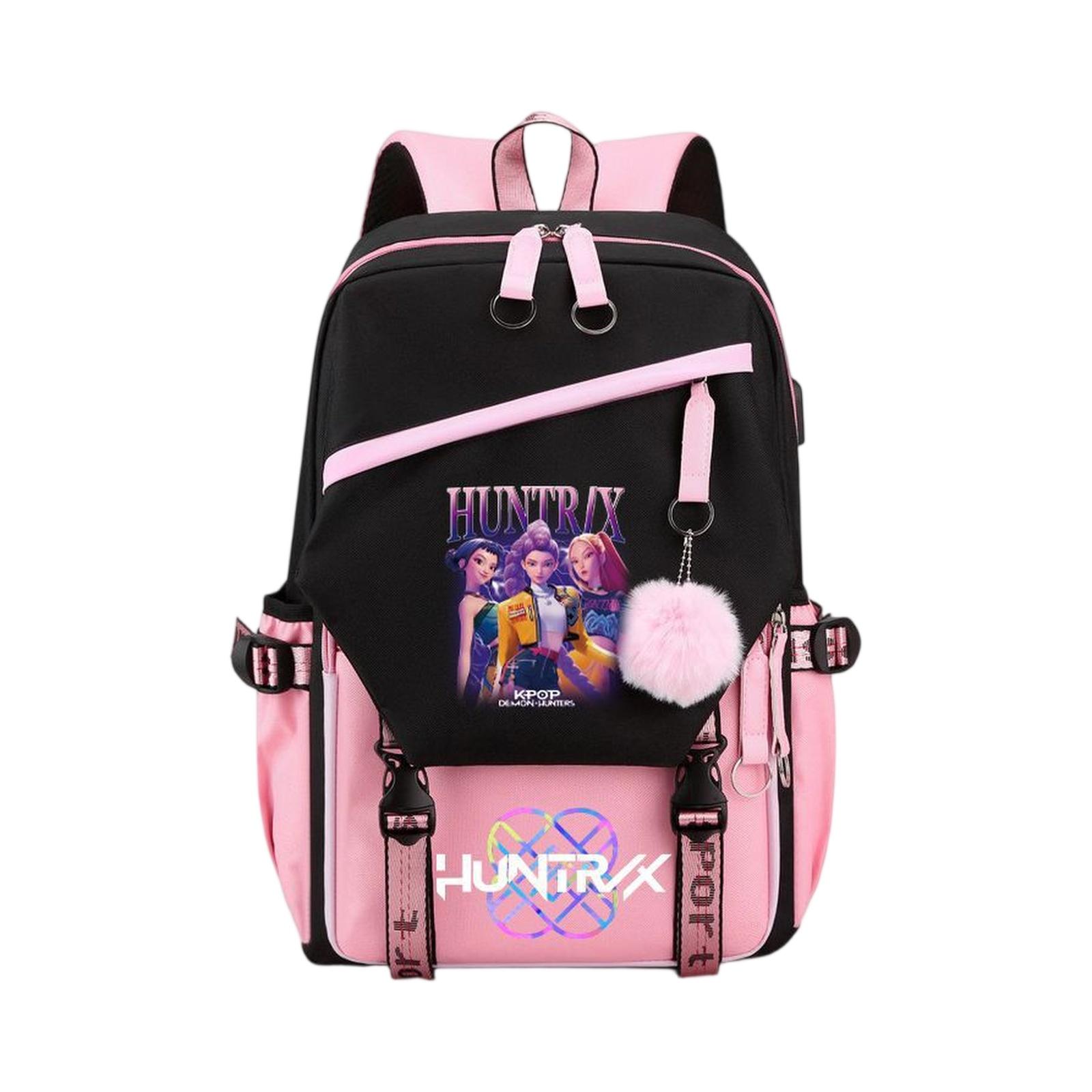 Children s Backpack Alphabet Series Student Anime Fashion Backpack One Size