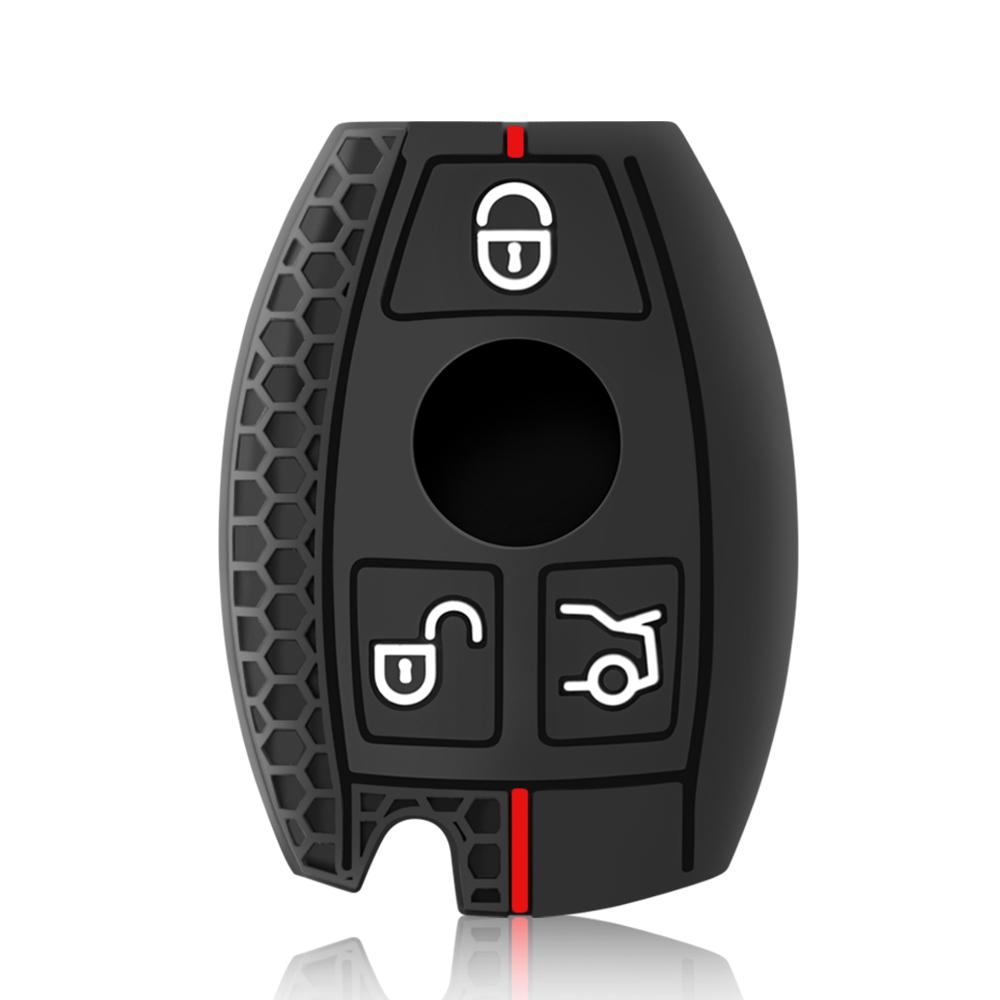 

Silicone Car Key Case Cover For Mercedes Benz A B C E Class Gls Gla Glk Glc Cls Cla Amg W204 W205 W212 W463 W176 Keychain Fob