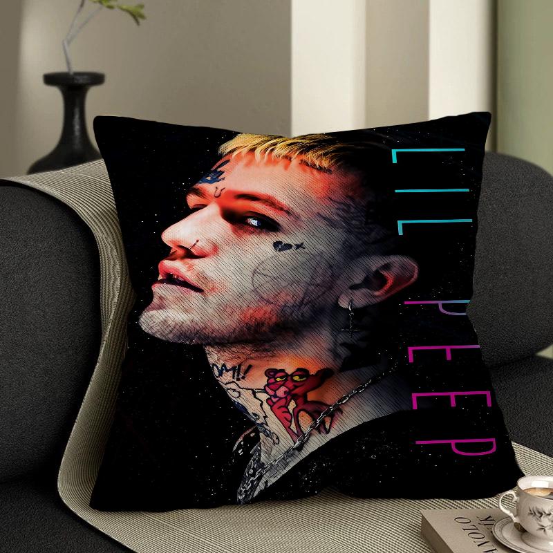 Lil Peep Pillow Gift Home Office Decoration Pillow Bedroom Sofa Car Cushion CoverPillow Case