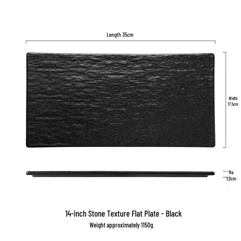 Matte Ceramic Rectangular Serving Platter