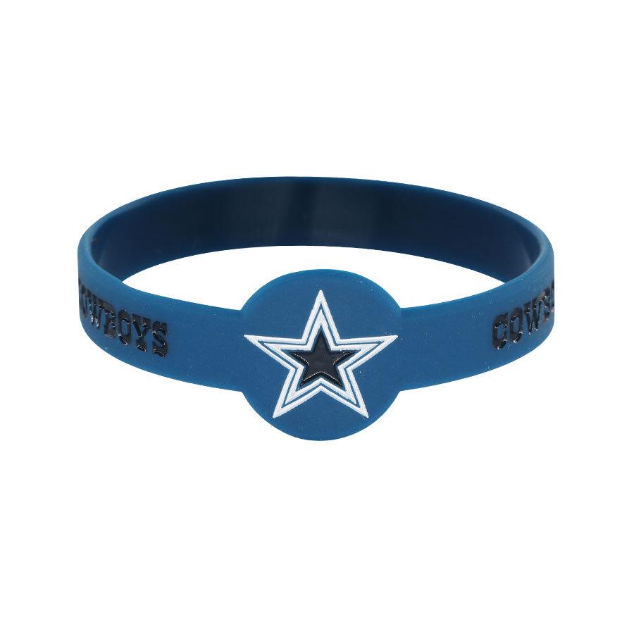 Irregular Shape Silicone Wristband with Color Print and Embossed Pattern