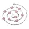 Blue Metal Waist Chain For Women Fashionable Summer Accessory