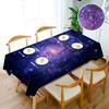 Galaxie Universum Weltraum Rechteckig Wasserdicht Tischdecke Zuhause Tischdekoration Wiederverwendbar Küche Esstischdecke Feiertagsparty Dekoration